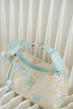 (BACKORDER) Qiu Short Handle Bag in Blue