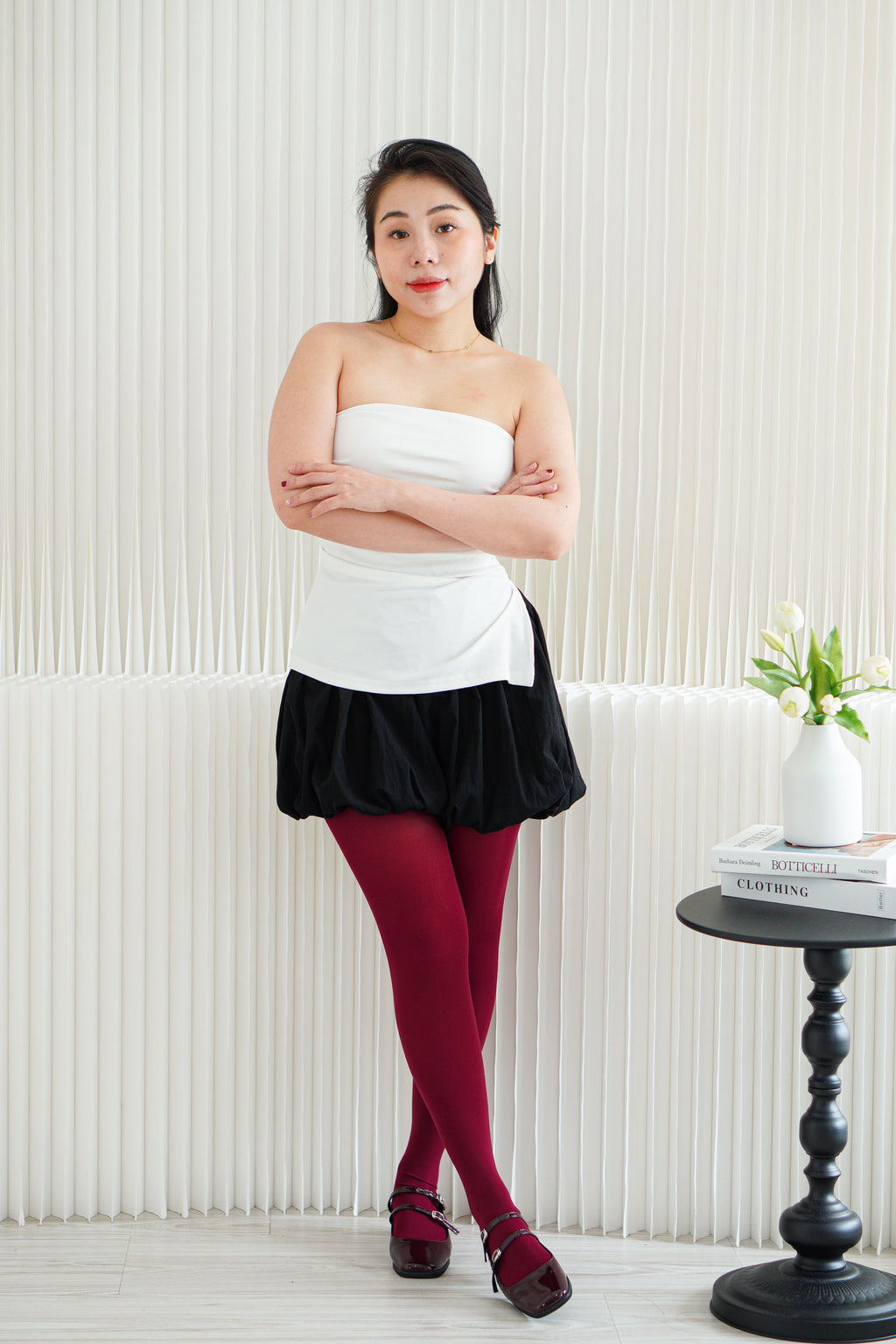 Ancora Stockings in Red
