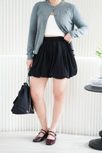 Amani Bubble Skirt in Black