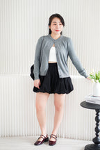 Amani Bubble Skirt in Black
