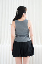 Amani Bubble Skirt in Black