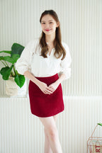 Lirae Skirt in Red