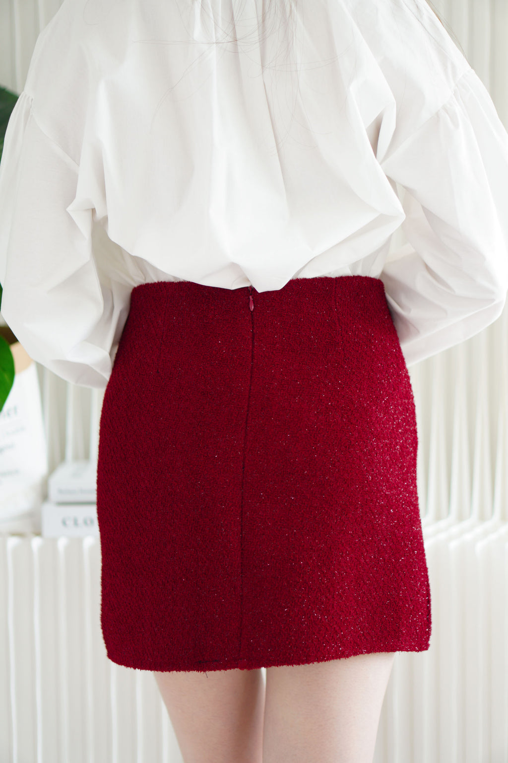 Lirae Skirt in Red