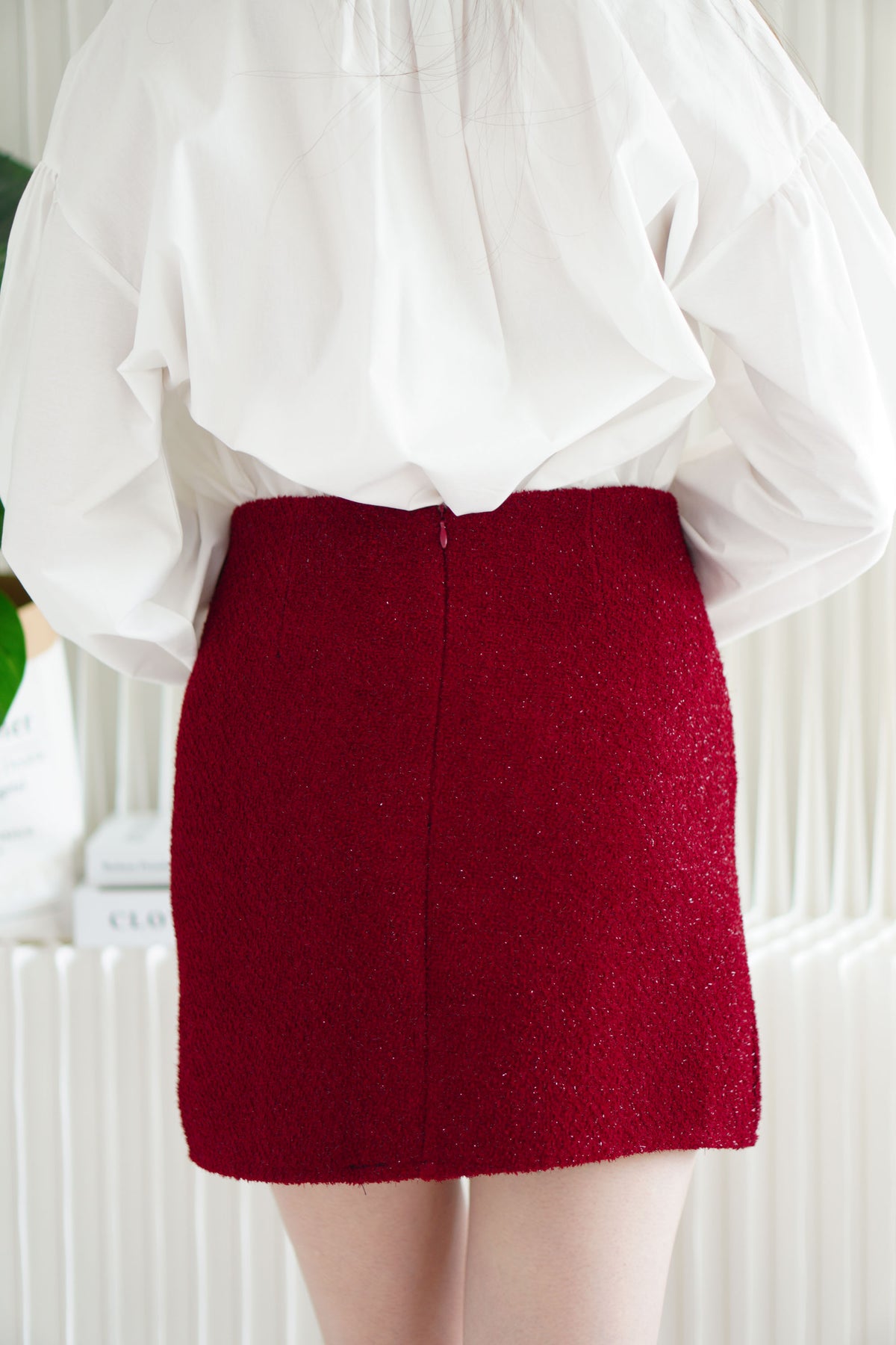 Lirae Skirt in Red