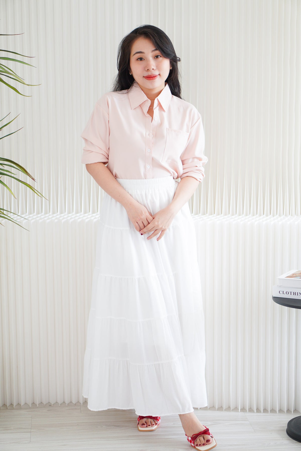 Dawn Button Down Top in Pink