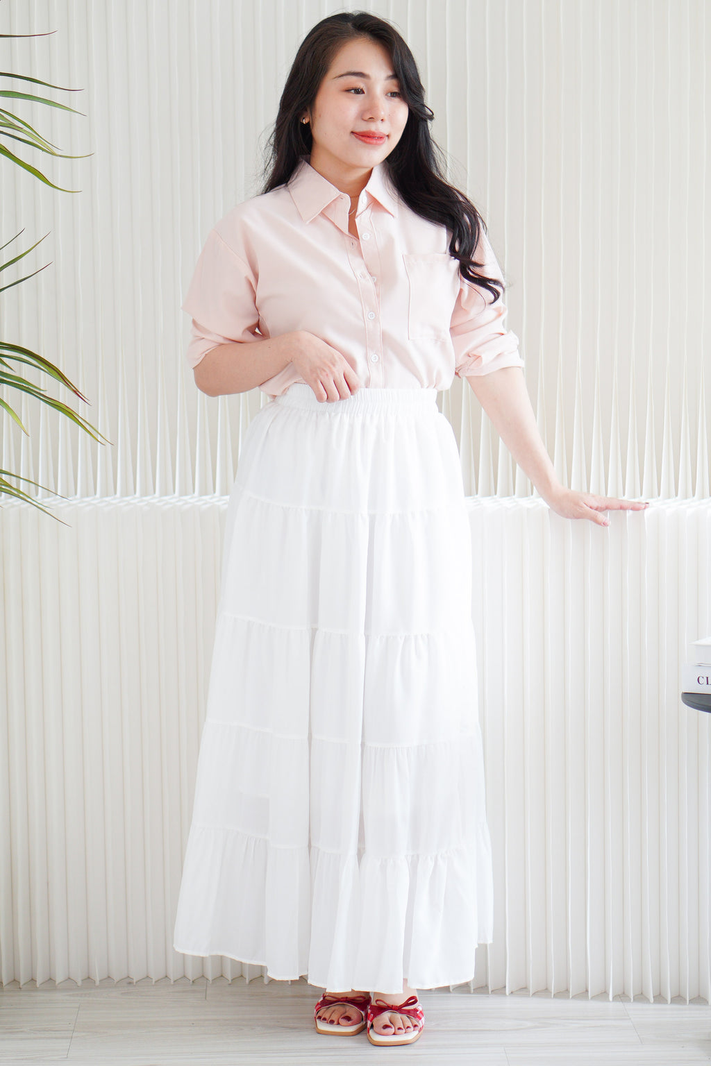 Dawn Button Down Top in Pink