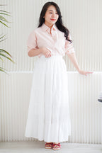 Dawn Button Down Top in Pink