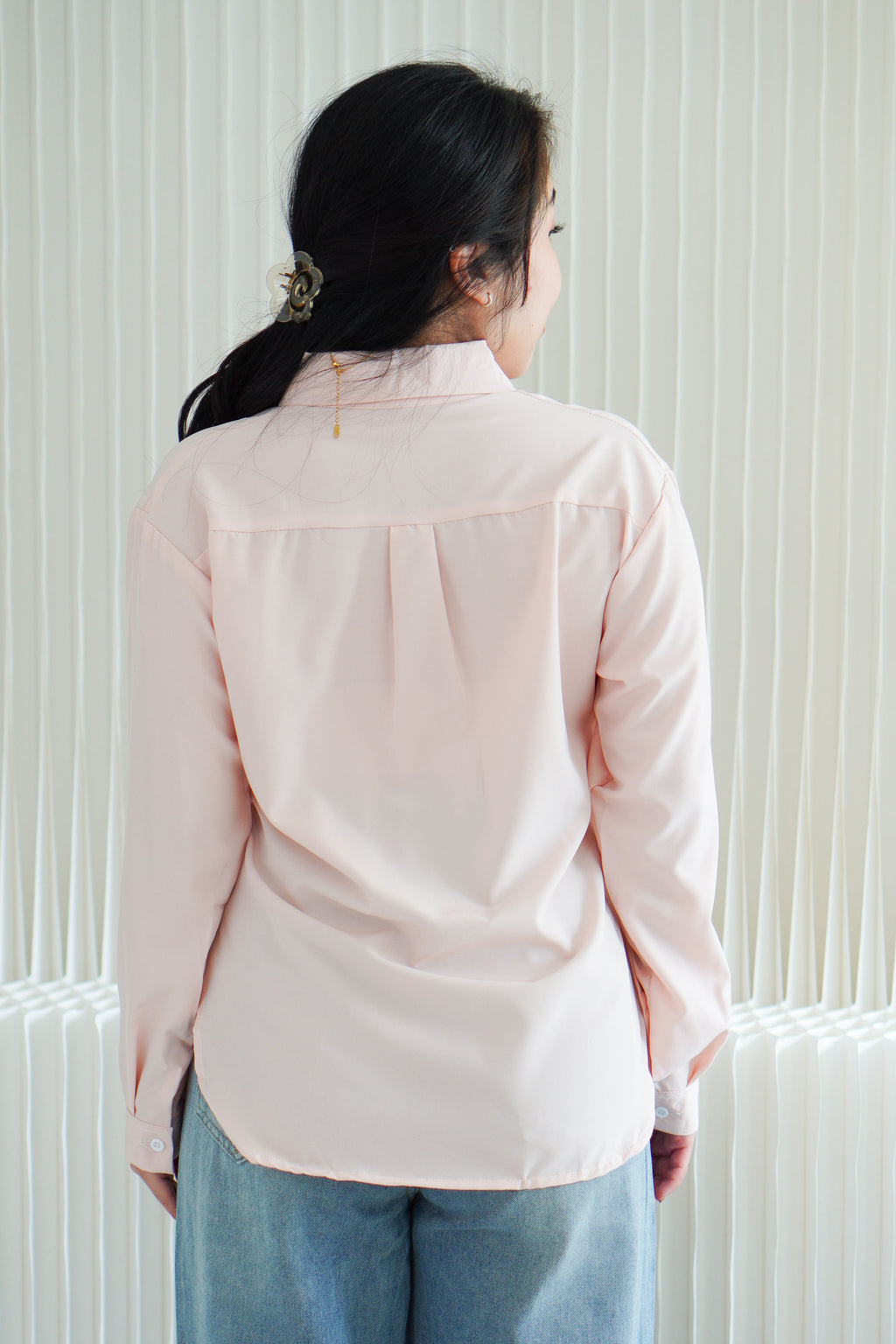 Dawn Button Down Top in Pink