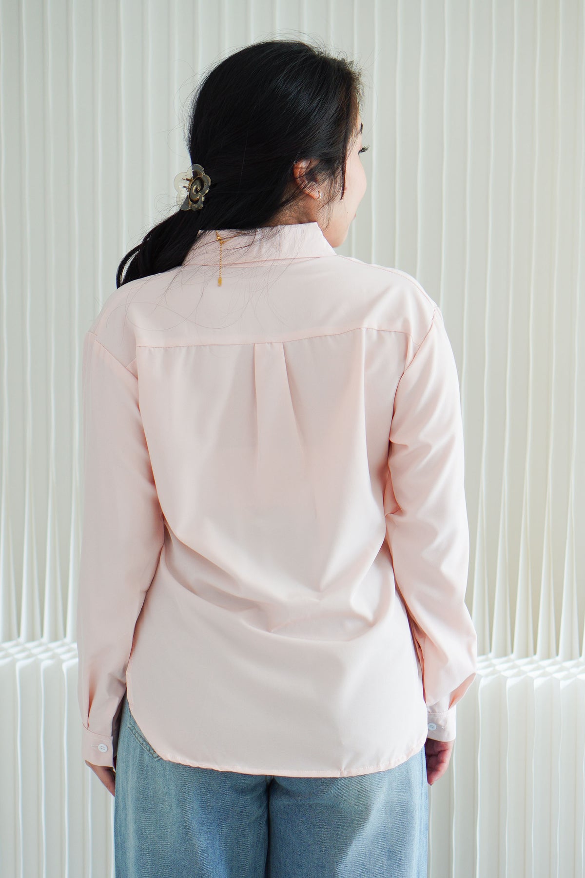 Dawn Button Down Top in Pink