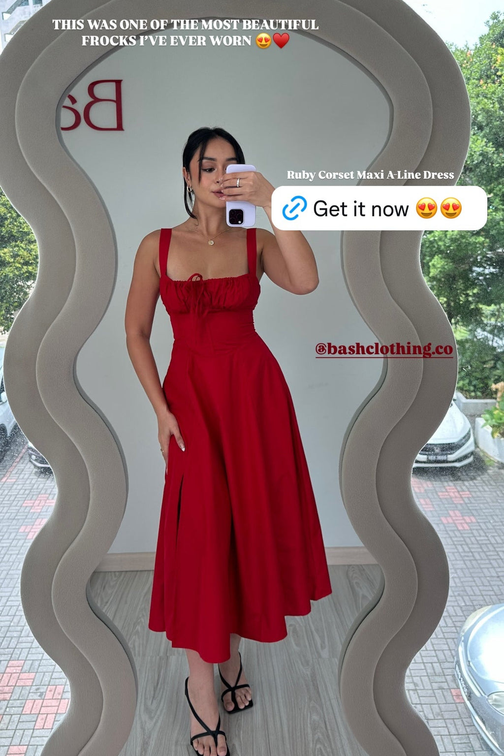 Ruby Corset Maxi Dress - As Seen on @jasmin.efendieva