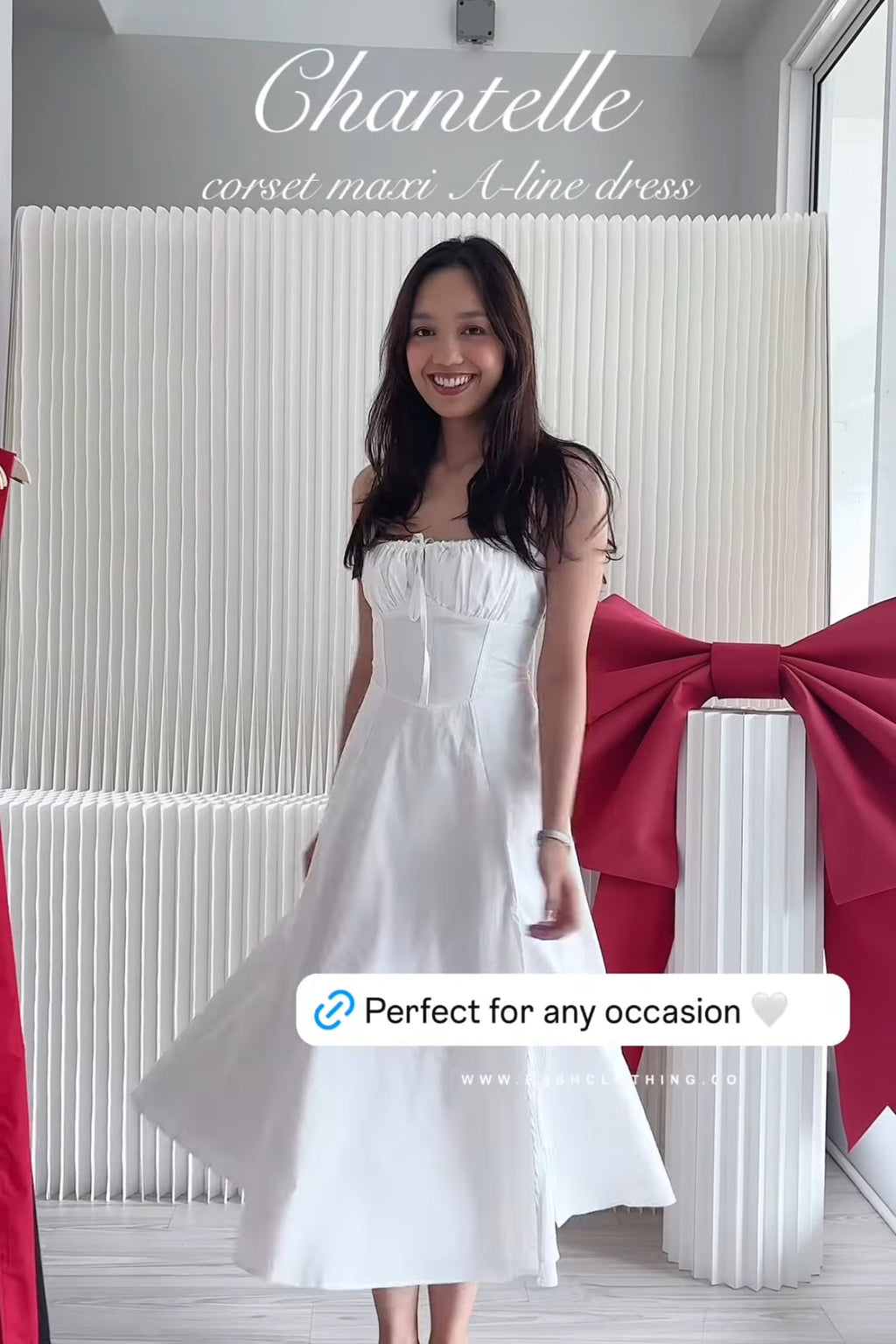 Chantelle Corset Maxi Dress - As Seen on @nellyarysa_