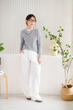 Damien Cardigan in Light Grey