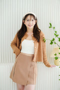 (BACKORDER) Emi Knit Cardigan in Brown