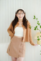 (BACKORDER) Emi Knit Cardigan in Brown