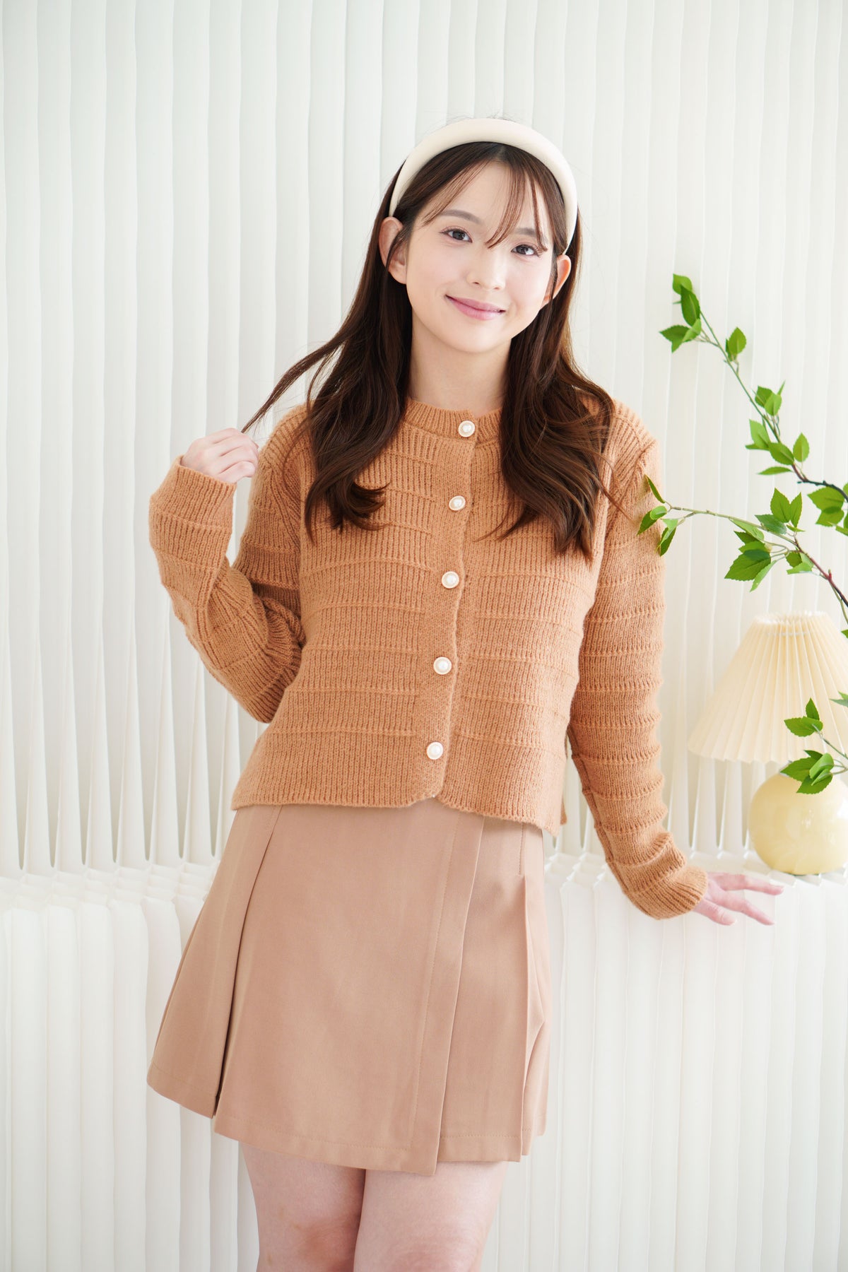 (BACKORDER) Emi Knit Cardigan in Brown
