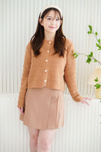 (BACKORDER) Emi Knit Cardigan in Brown