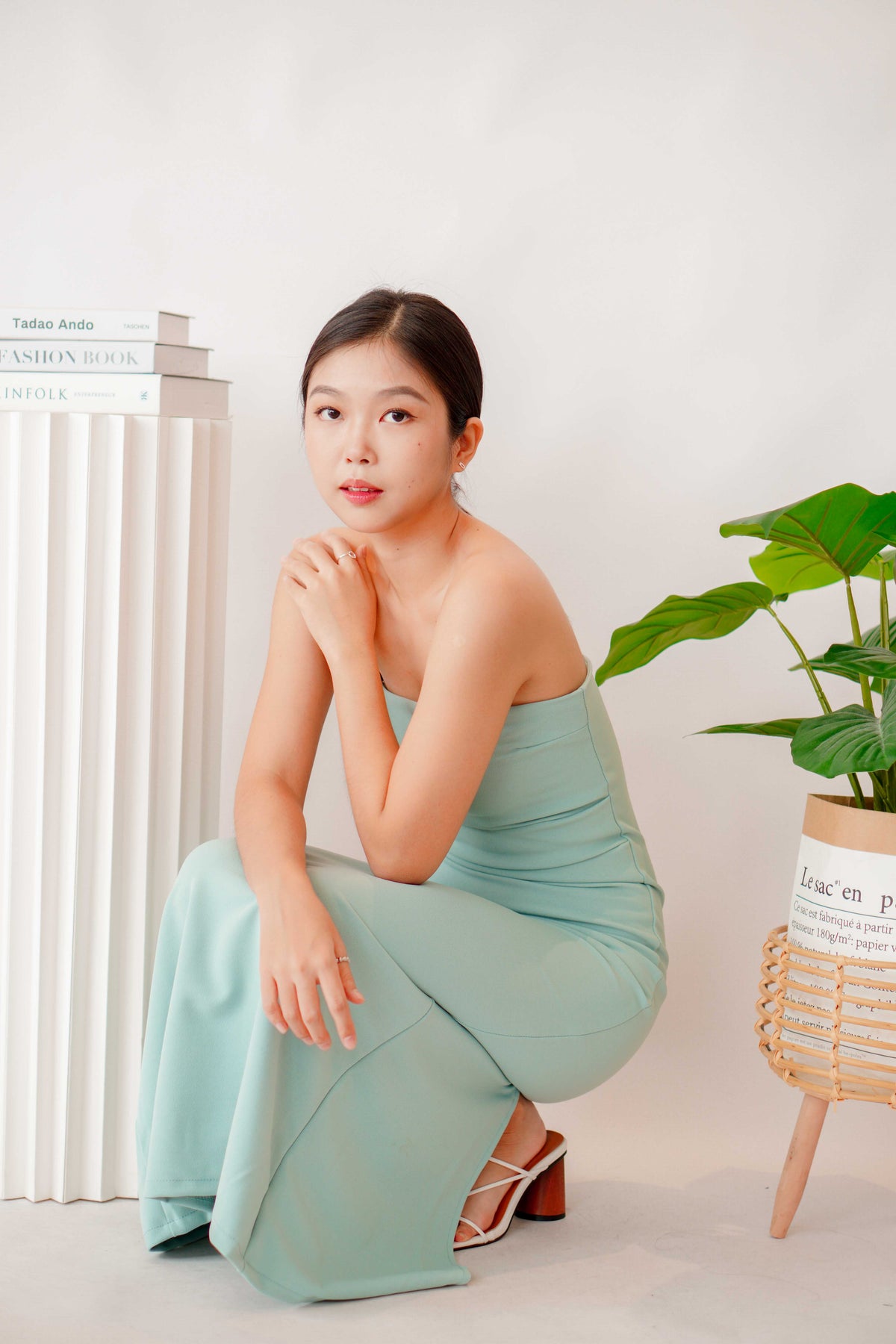 Love Storm Tube Bodycon Maxi Dress in Teal Green