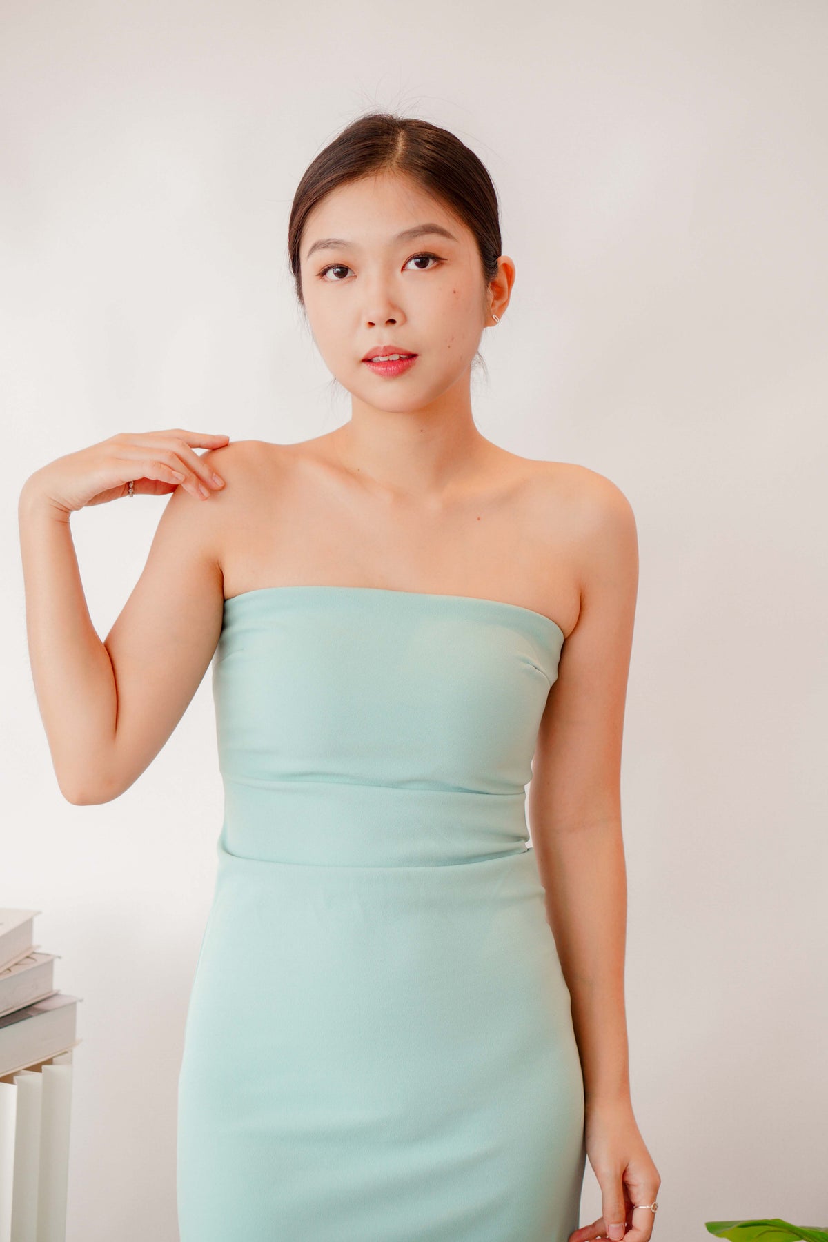 Love Storm Tube Bodycon Maxi Dress in Teal Green