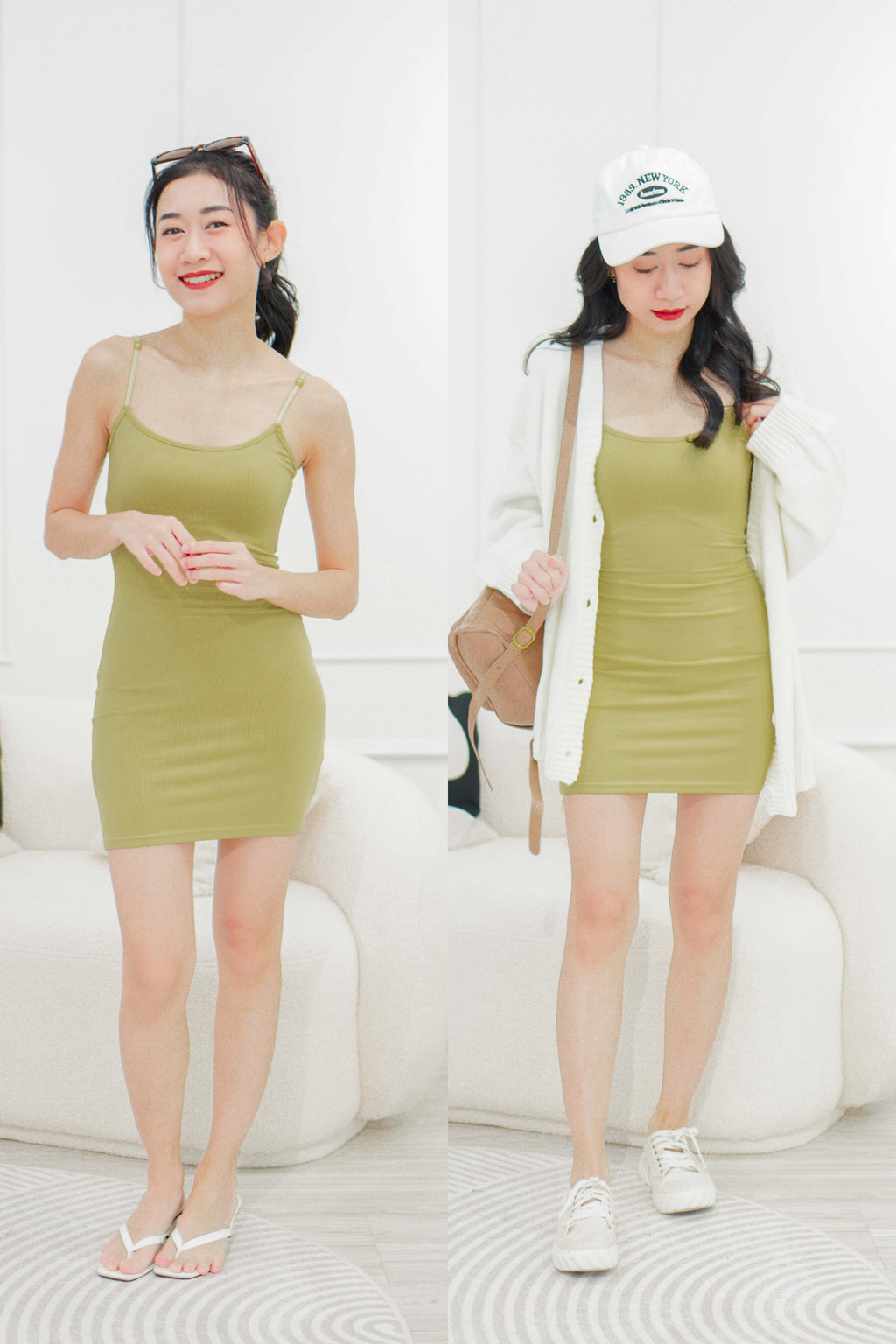 Charo Basic Bodycon Mini Dress in Mustard Yellow