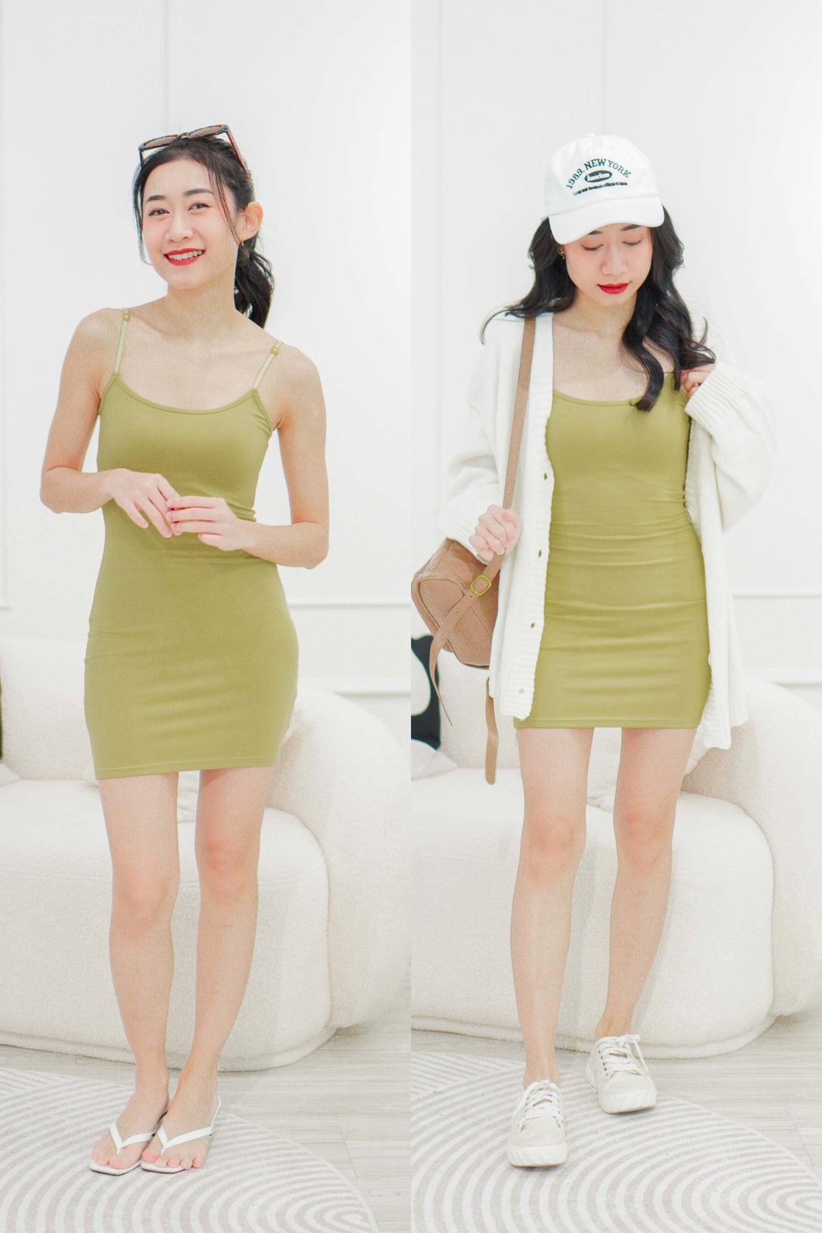 Charo Basic Bodycon Mini Dress in Mustard Yellow