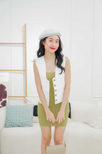 Charo Basic Bodycon Mini Dress in Mustard Yellow