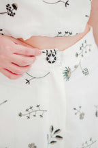 Nora Floral 2 Piece Set in Cream