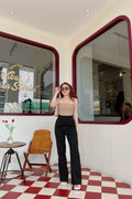 [+10cm] The Staple Pants by Bash in Classic Black