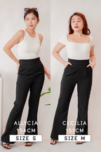 [+10cm] The Staple Pants by Bash in Classic Black