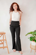 [+10cm] The Staple Pants by Bash in Classic Black