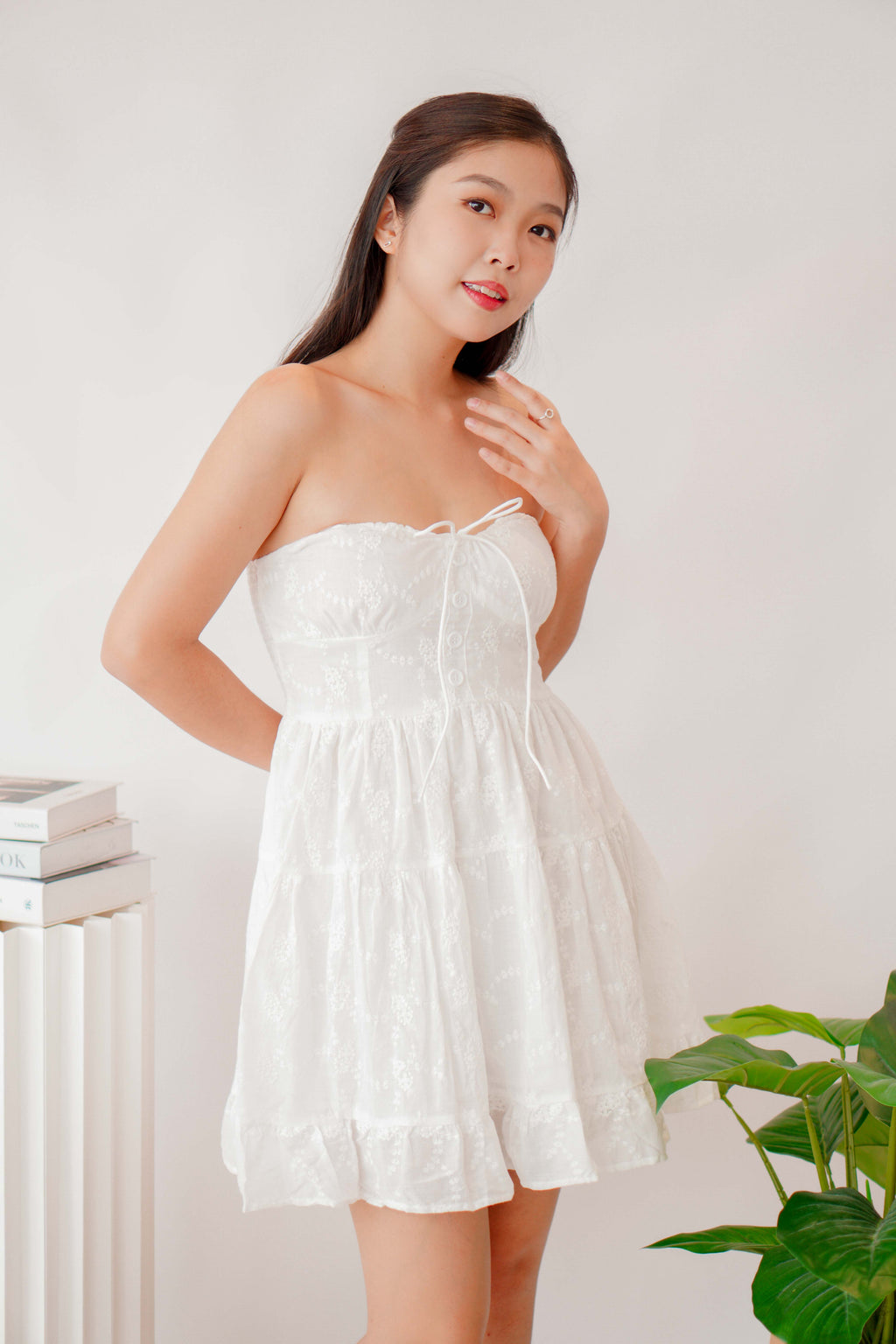 Isa Tube Dress in White