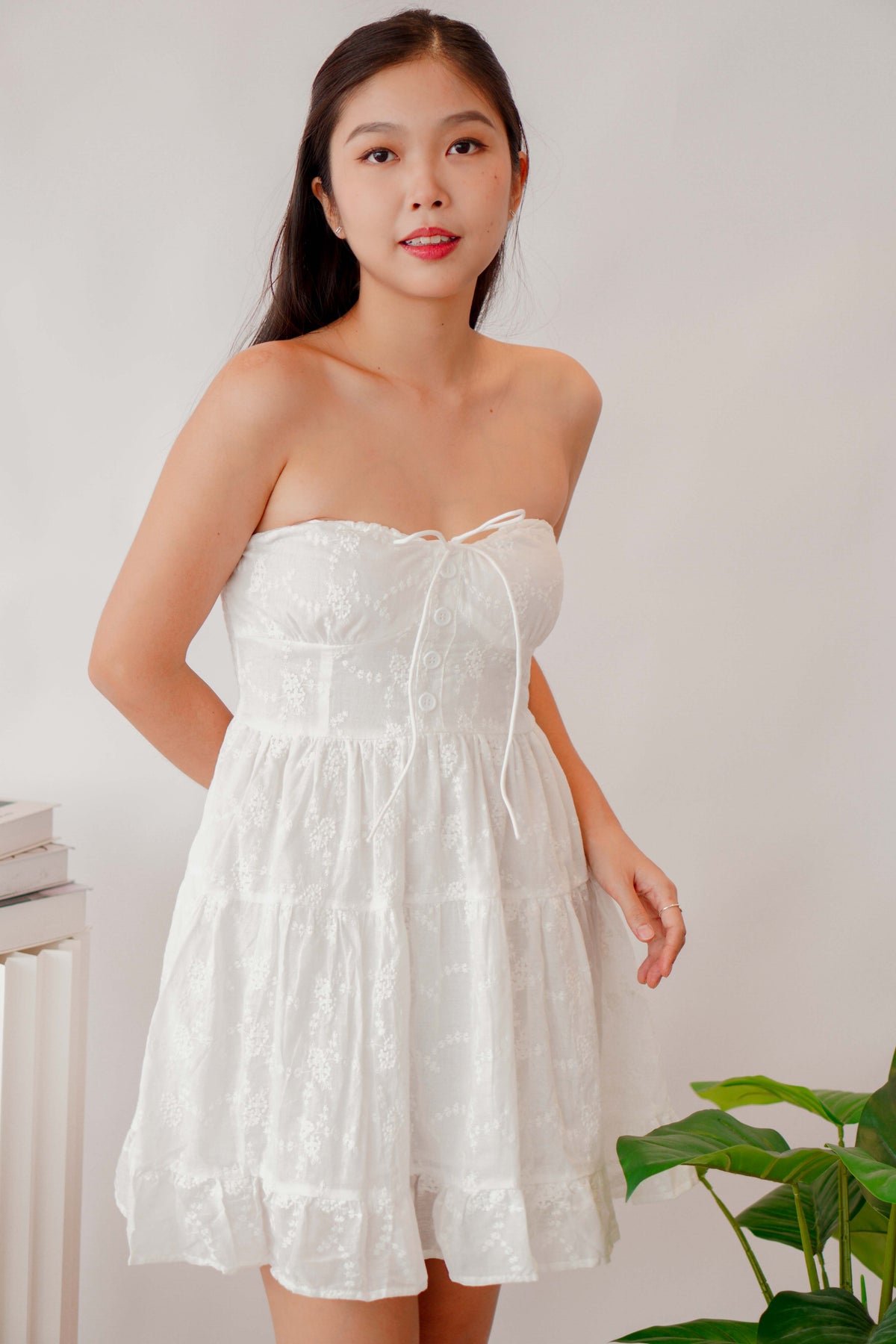 Isa Tube Dress in White