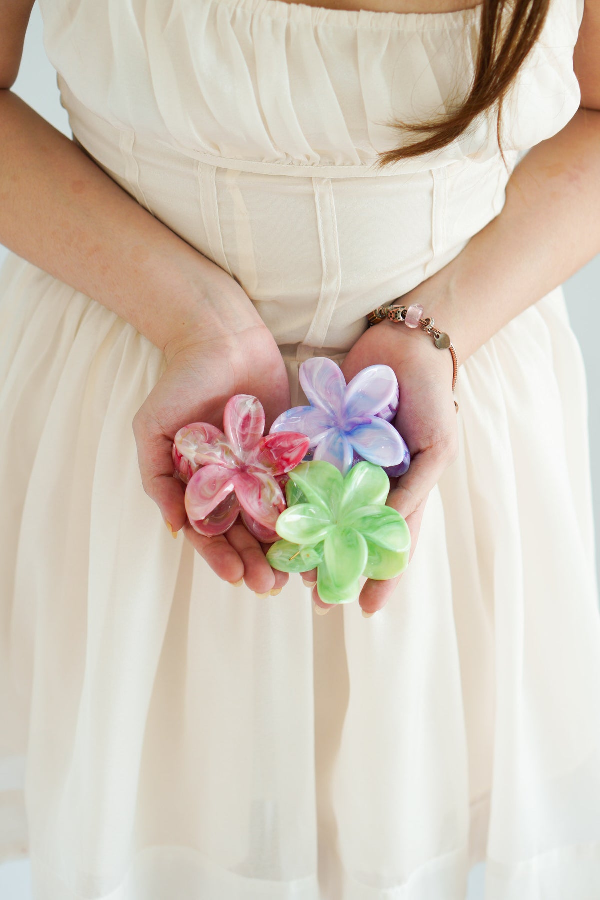 Caicos Flower Clip in Pink