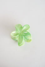 Caicos Flower Clip in Green