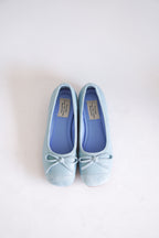 Brina Ribbon Flats in Blue