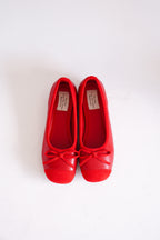 Brina Ribbon Flats in Red
