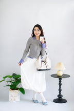 (BACKORDER) Luzie Maxi Bubble Skirt in White