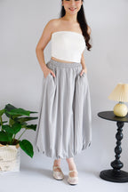 Luzie Maxi Bubble Skirt in Grey