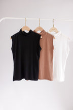 Seo High Neck Sleeveless Top
