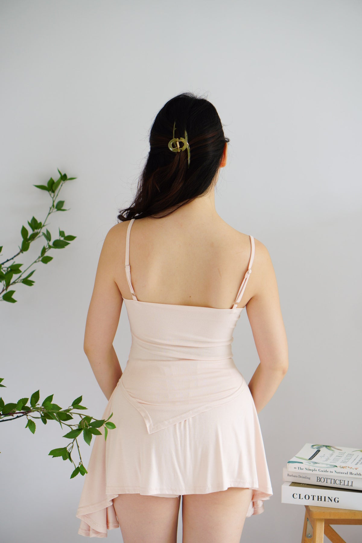 Zoey 3 Piece Skirt Set in Beige