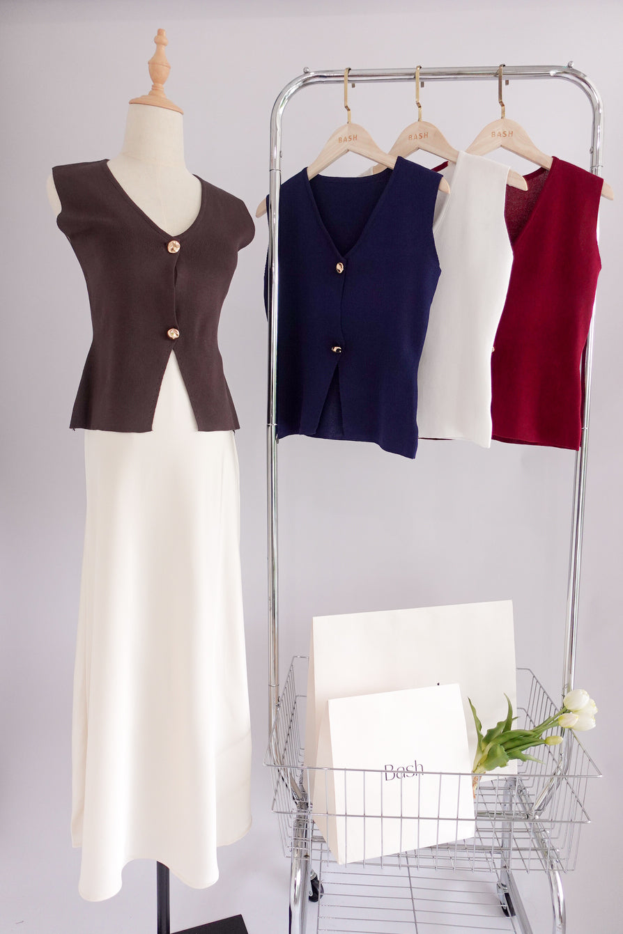 Ellera Button Knit Top