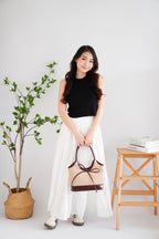 Patty Basic High Neck Knit Top in Black