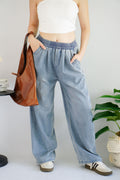 (BACKORDER) Tari Oversized Wide Legged Jeans in Blue