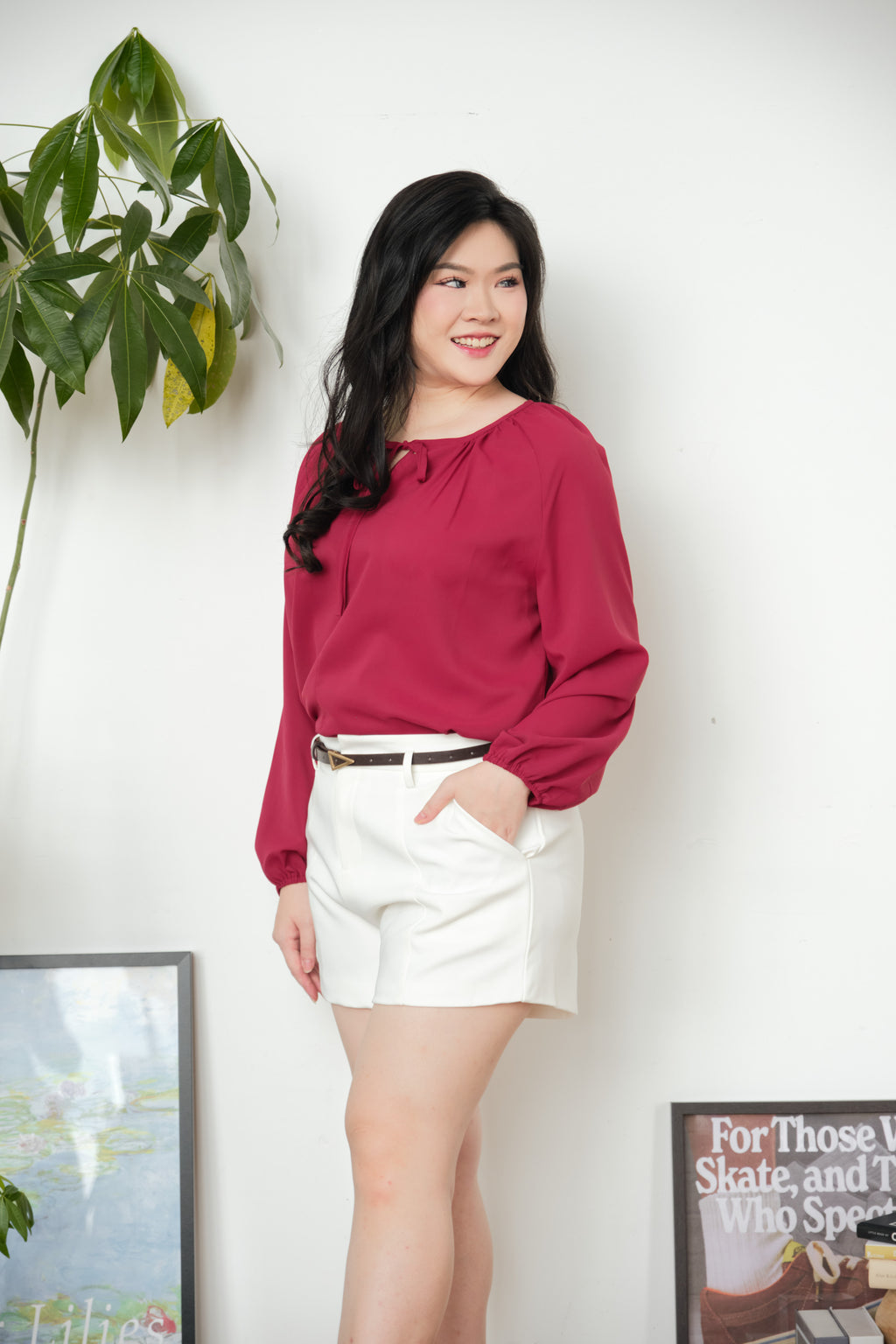 Senja Top by Bash in Red