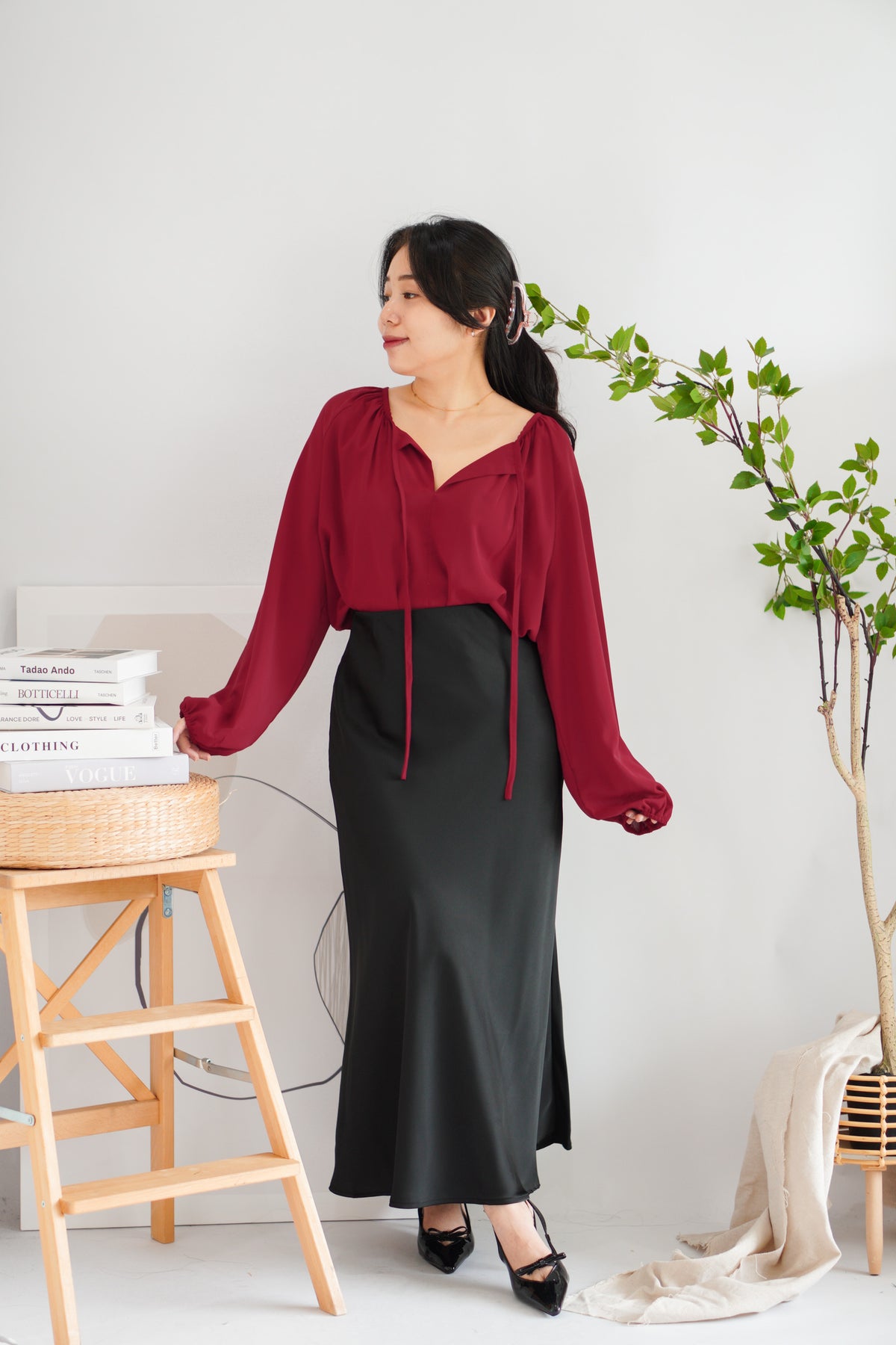 Senja Top by Bash in Red