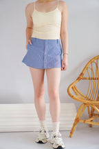 Marshie Stripes Mini Skort in Blue