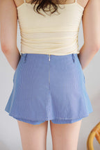Marshie Stripes Mini Skort in Blue
