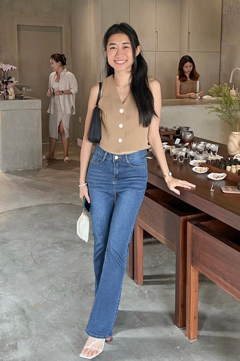 Staple Vest + Shay Jeans - As Seen on @maxinekxy
