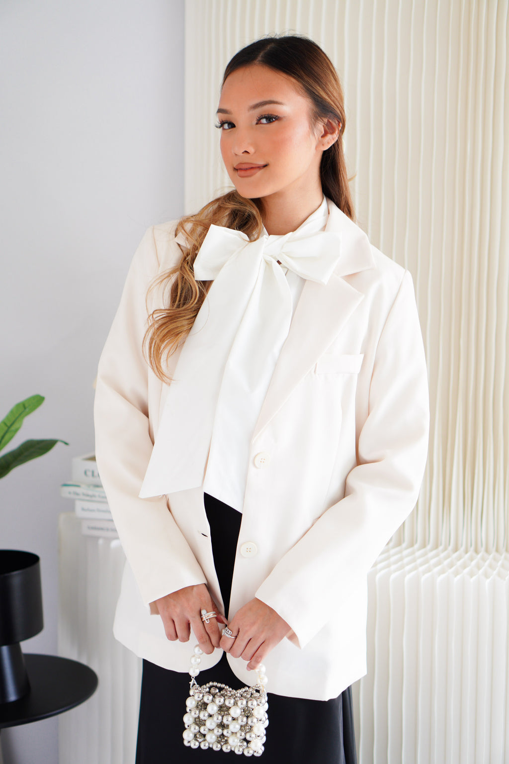 Albie Blazer in Cream