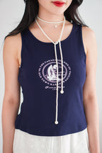 Canary Islands Tank Top in Dark Blue