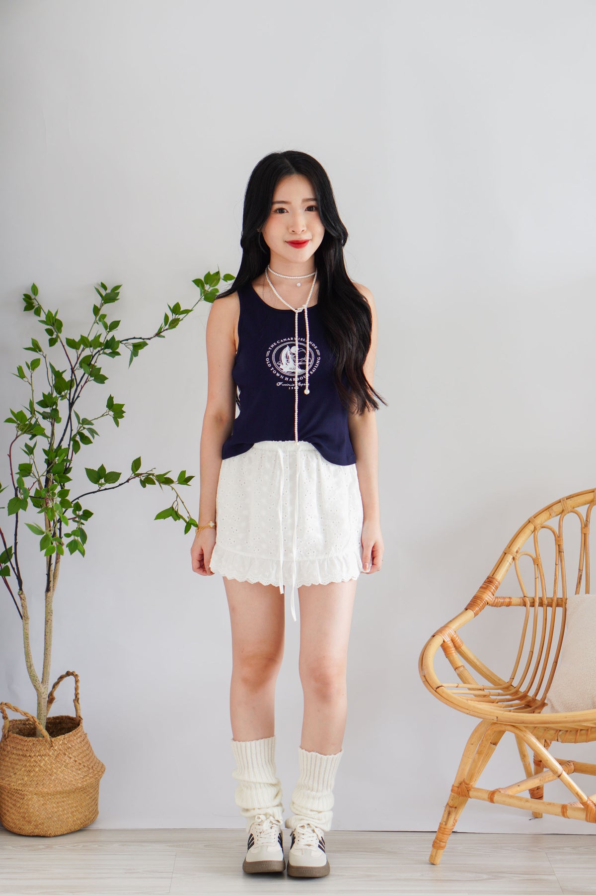 Canary Islands Tank Top in Dark Blue